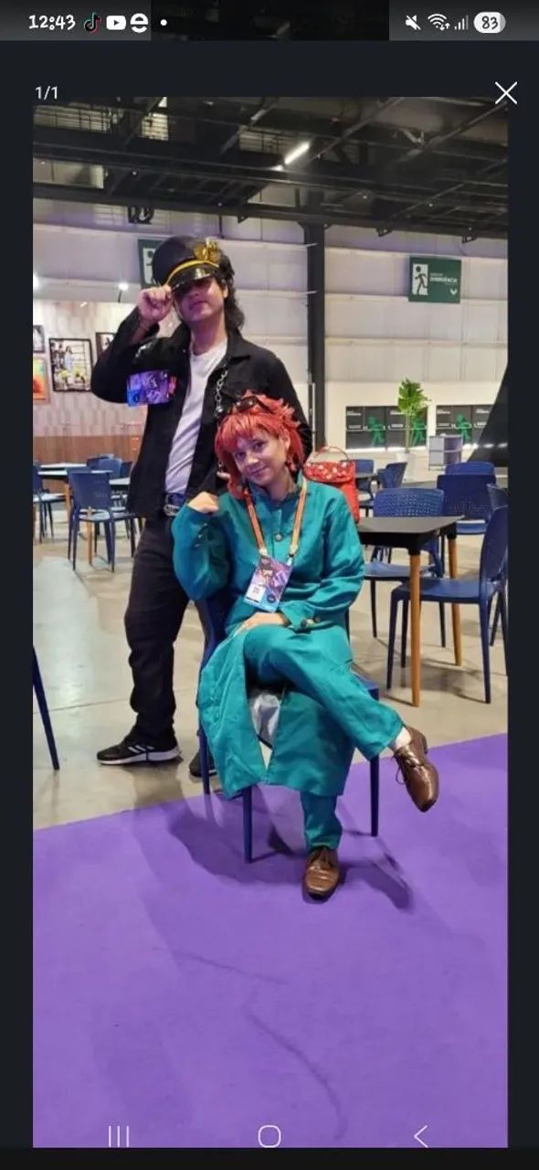 Cosplay Kakyoin - Jojo's Bizarre Adventure (roupa+peruca)) - Foto 2