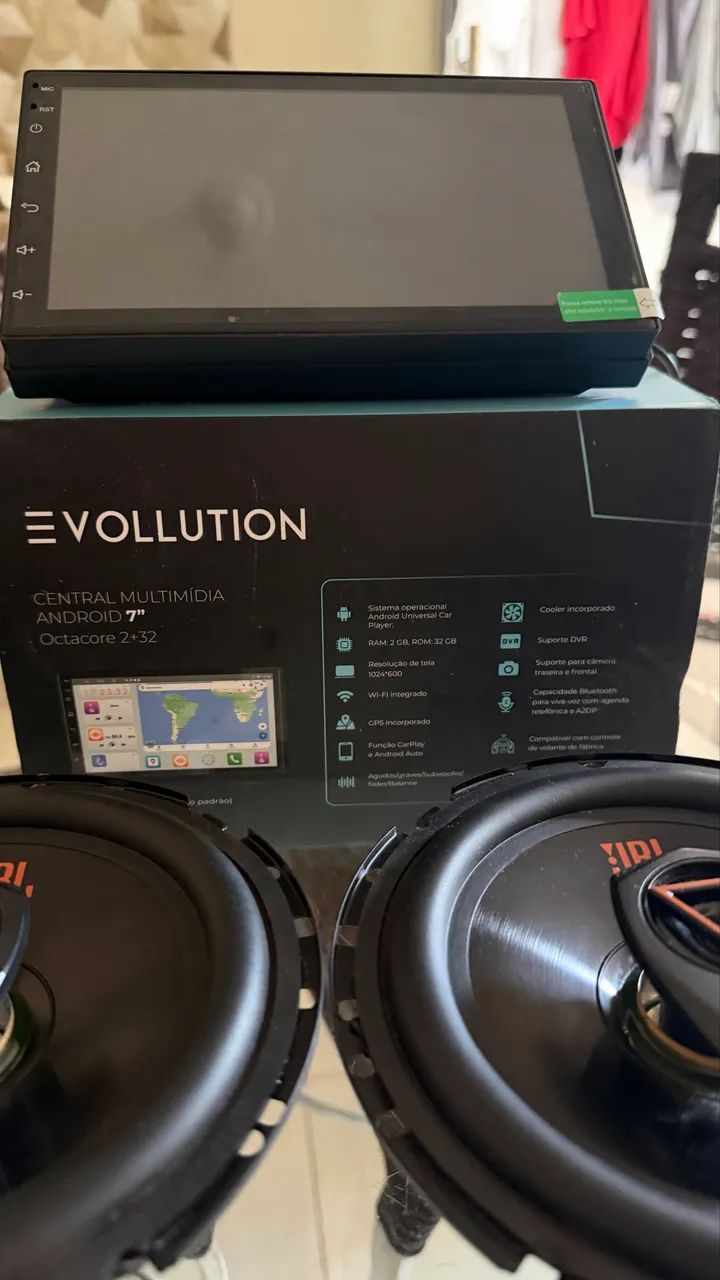 Vendo multimídia CarPlay com JBL 80w - Foto 3