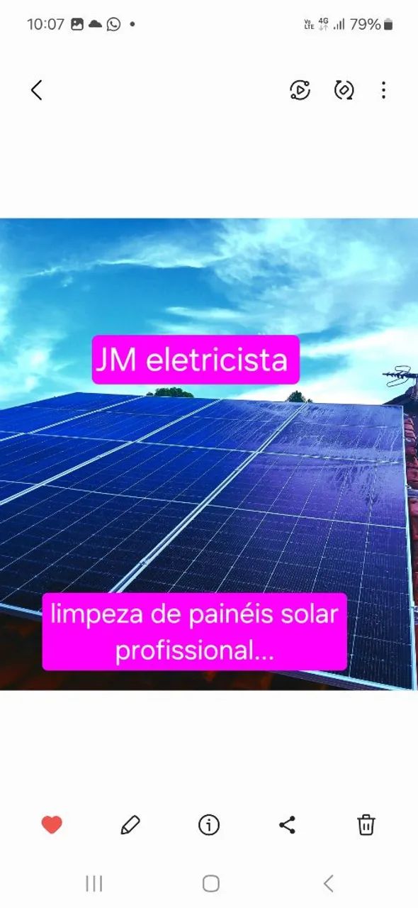 JM limpeza de painéis solar profissional  - Foto 3