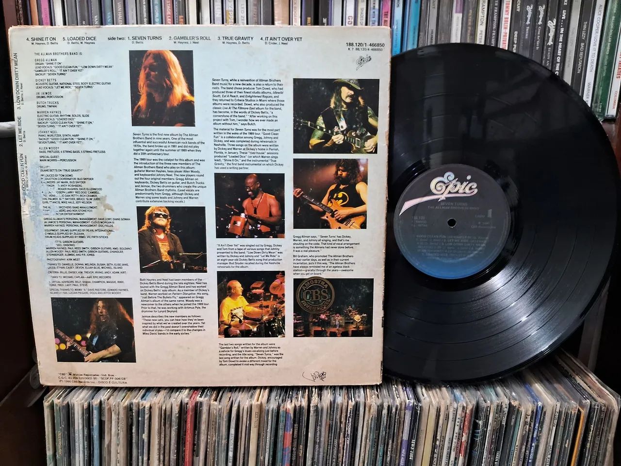 Lp The Allman Brothers Band - Seven Turns - CDs, DVDs etc - Porto