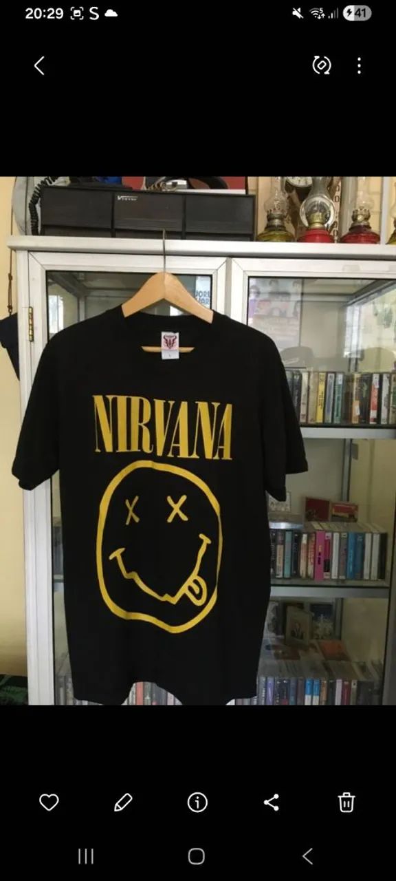 Camisa do Nirvana