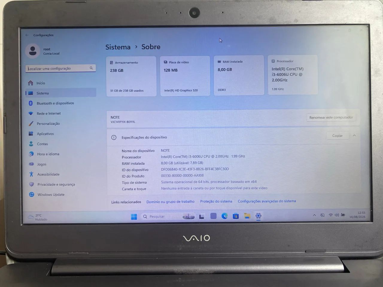 Notebook VAIO - Foto 3