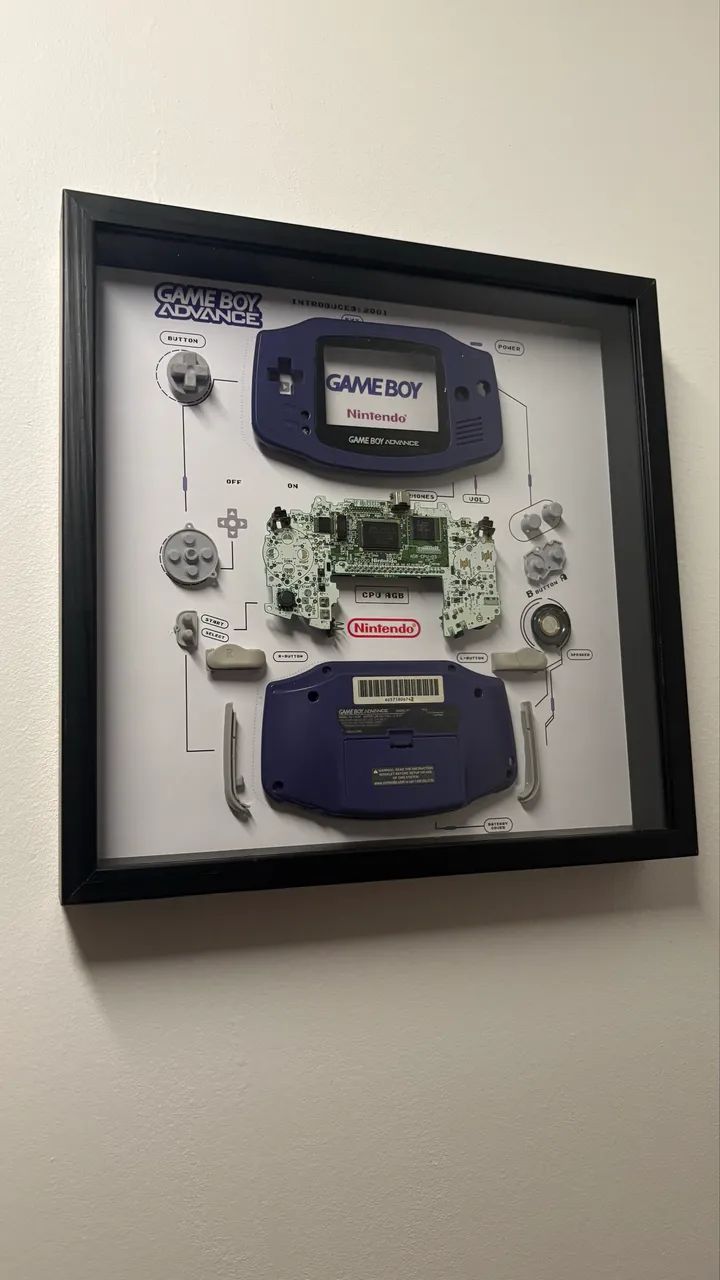 Quadro Gameboy ( game boy ) Advance