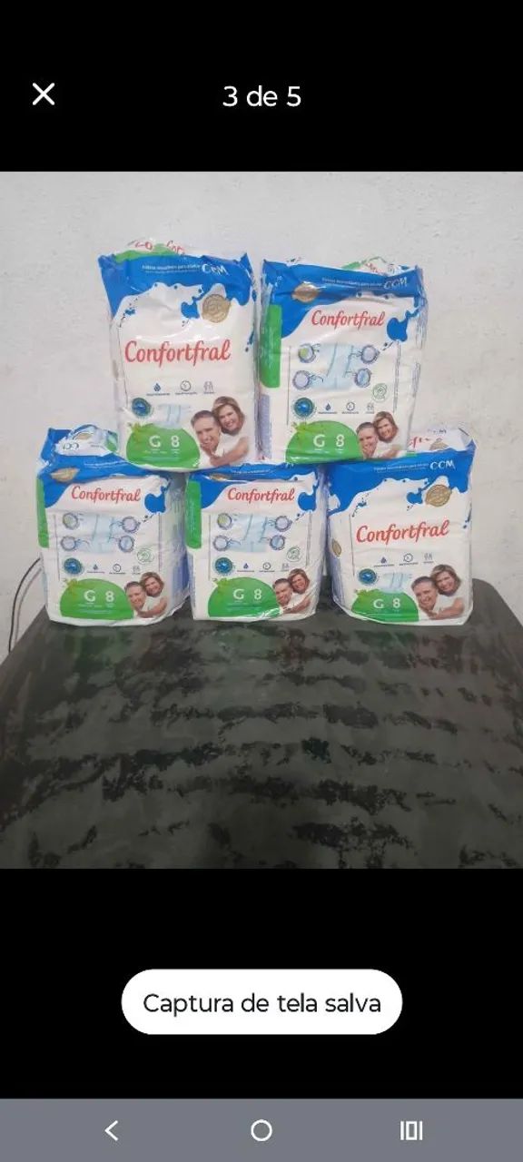 Vendo 10 Fraldas Geriátrica TAM G  - Foto 3