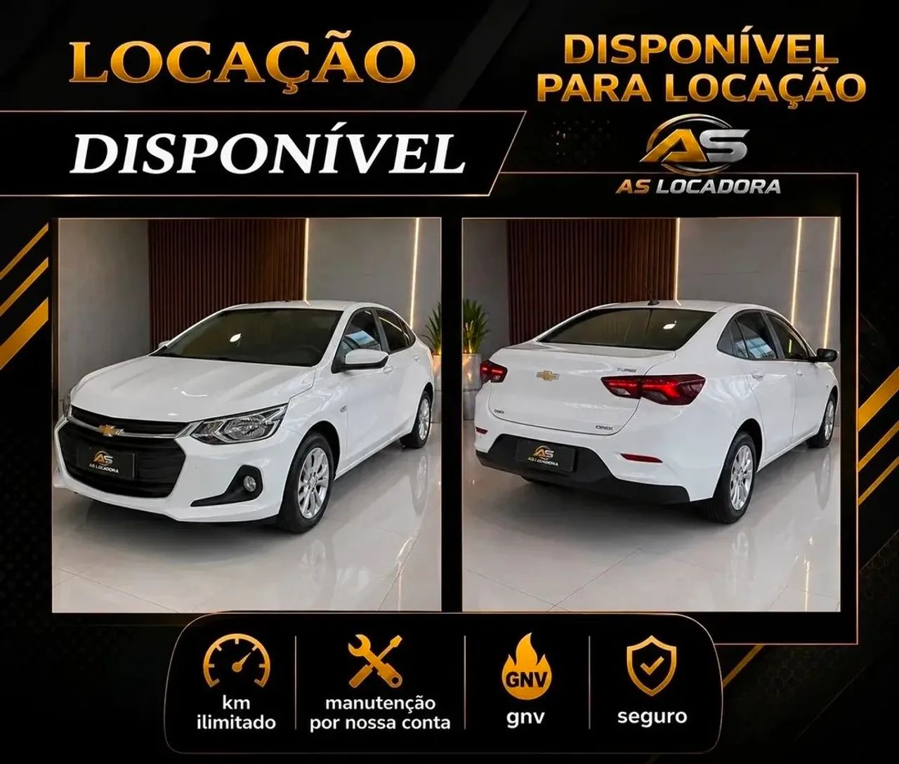 ONIX PLUS 2025 DISPONÍVEL PARA LOCAÇÃO