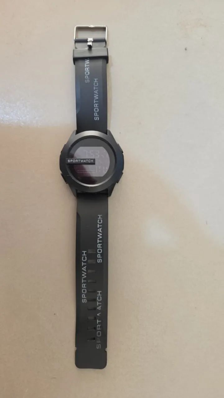 Relógio digital SportWatch com pulseira original em perfeitíssimo estado - Foto 3