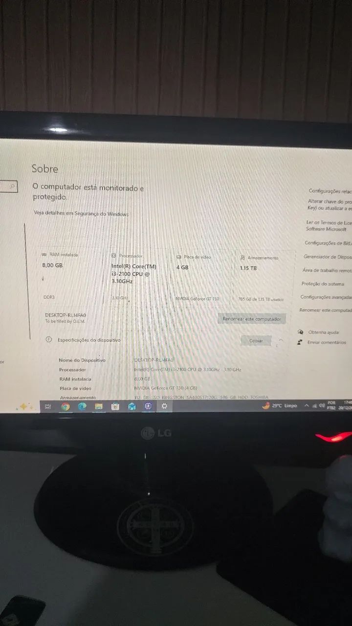 Computador completo com Mesa - Foto 5