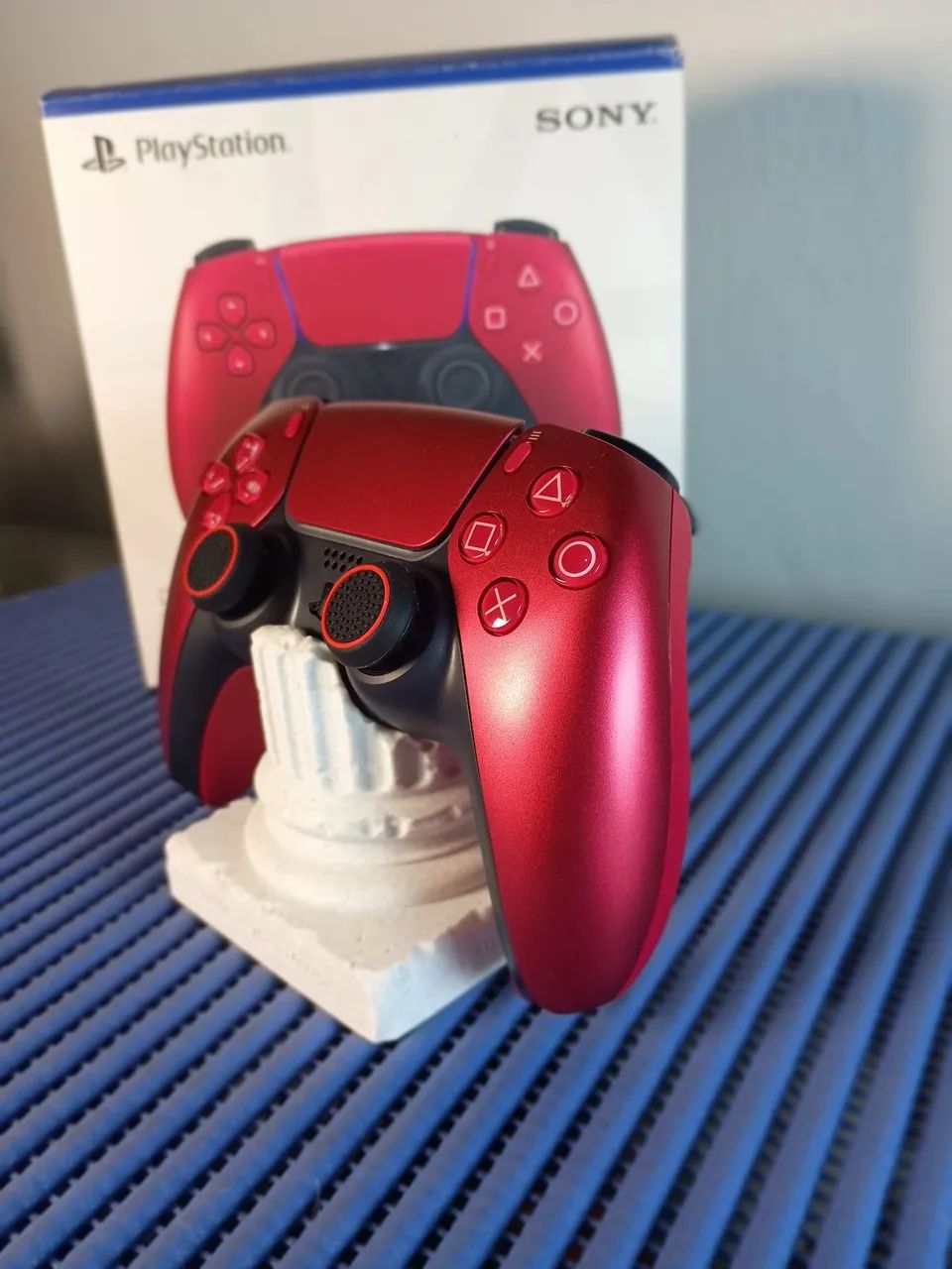 Dualsense Volcanic Red com TMR JS13pro+ - Foto 3