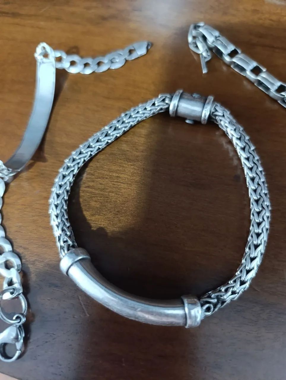 Pulseiras de prata  - Foto 4