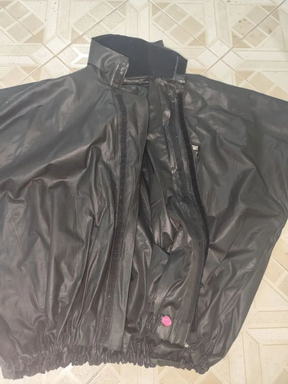 Conjunto capa de chuva motoboy com bota - Foto 4