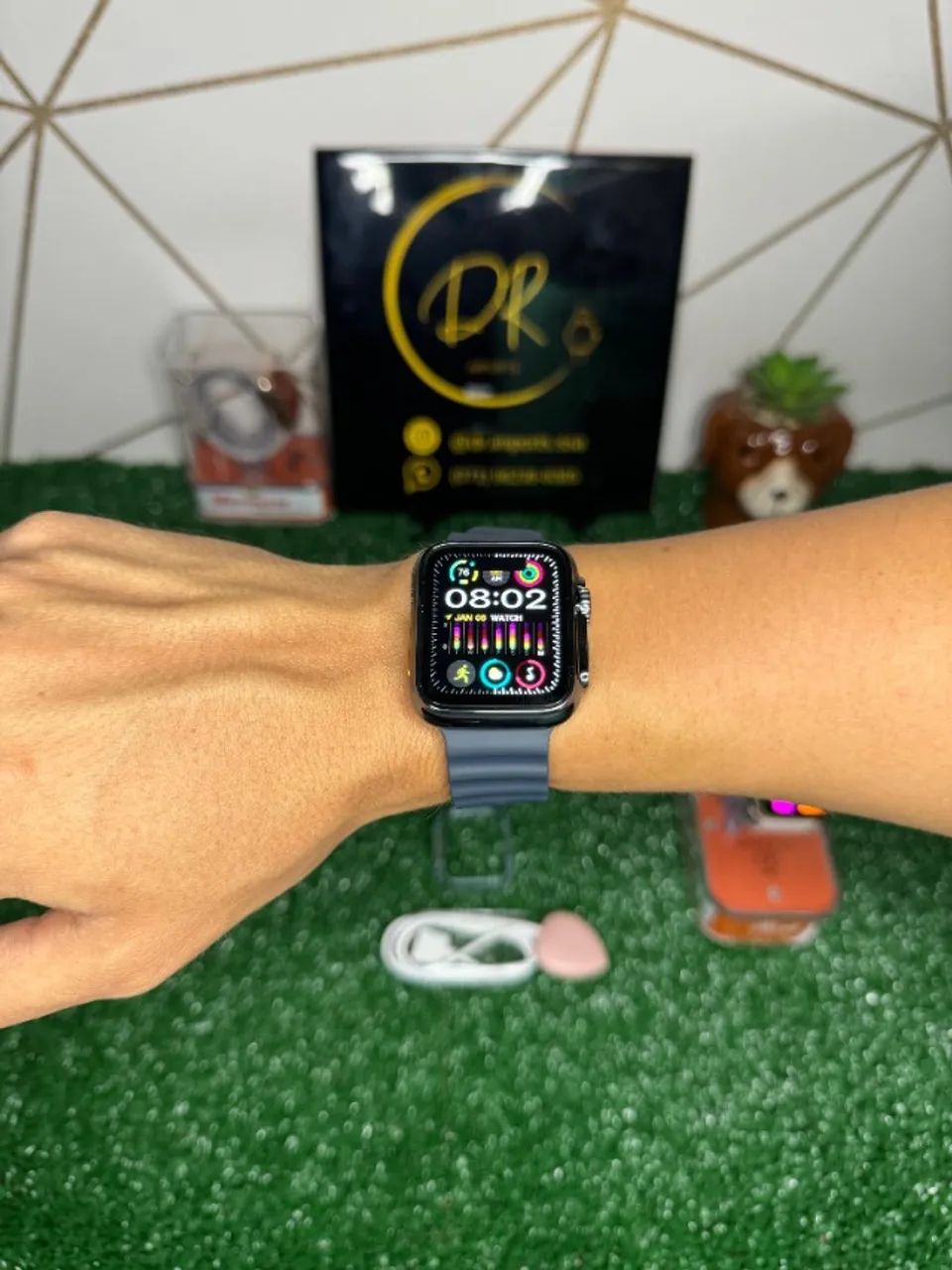 Relógio Smartwatch Microwear Ultra 3 Mini 38mm Séries 10 Feminino Infantil Ips Chat GPT - Foto 5