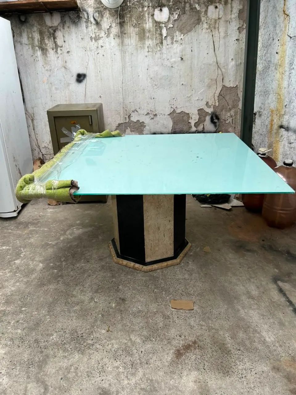 Mesa de vidro com base  - Foto 3