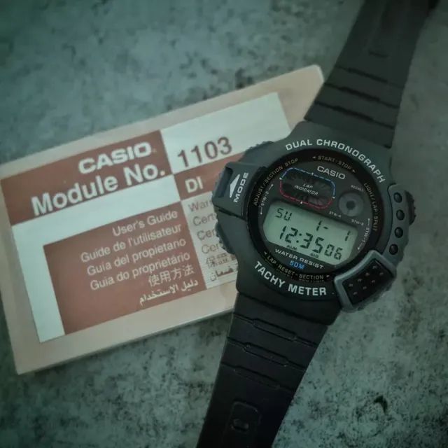 Casio Raríssimo Zero de Estoque Antigo Anos 80 Época Do Windsurf E Wingman - Foto 2