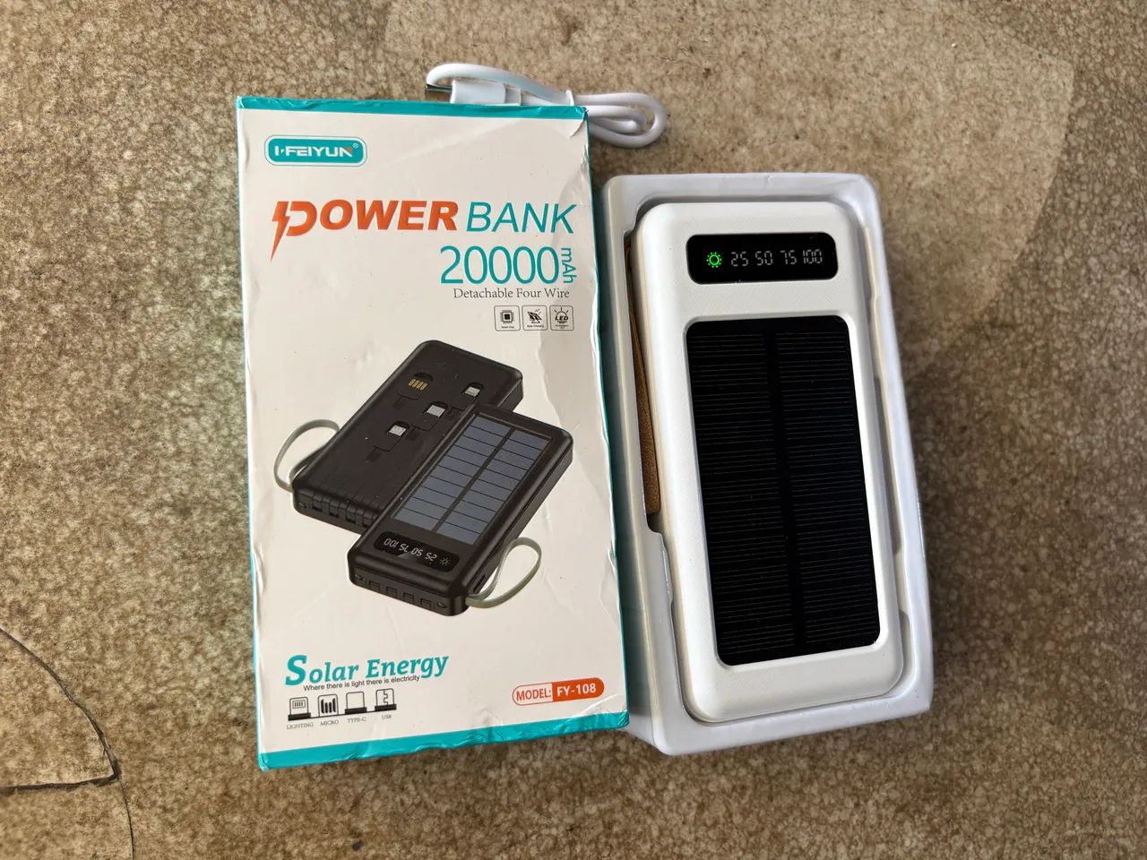 I FEIYUN Power bank 20000mah - Foto 4