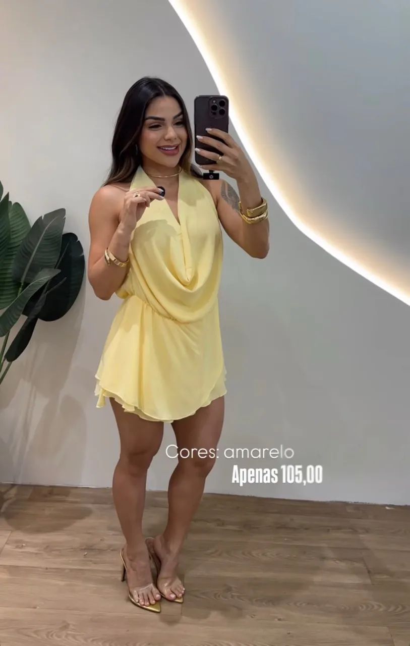 Vestido amarelo belíssimo  - Foto 2