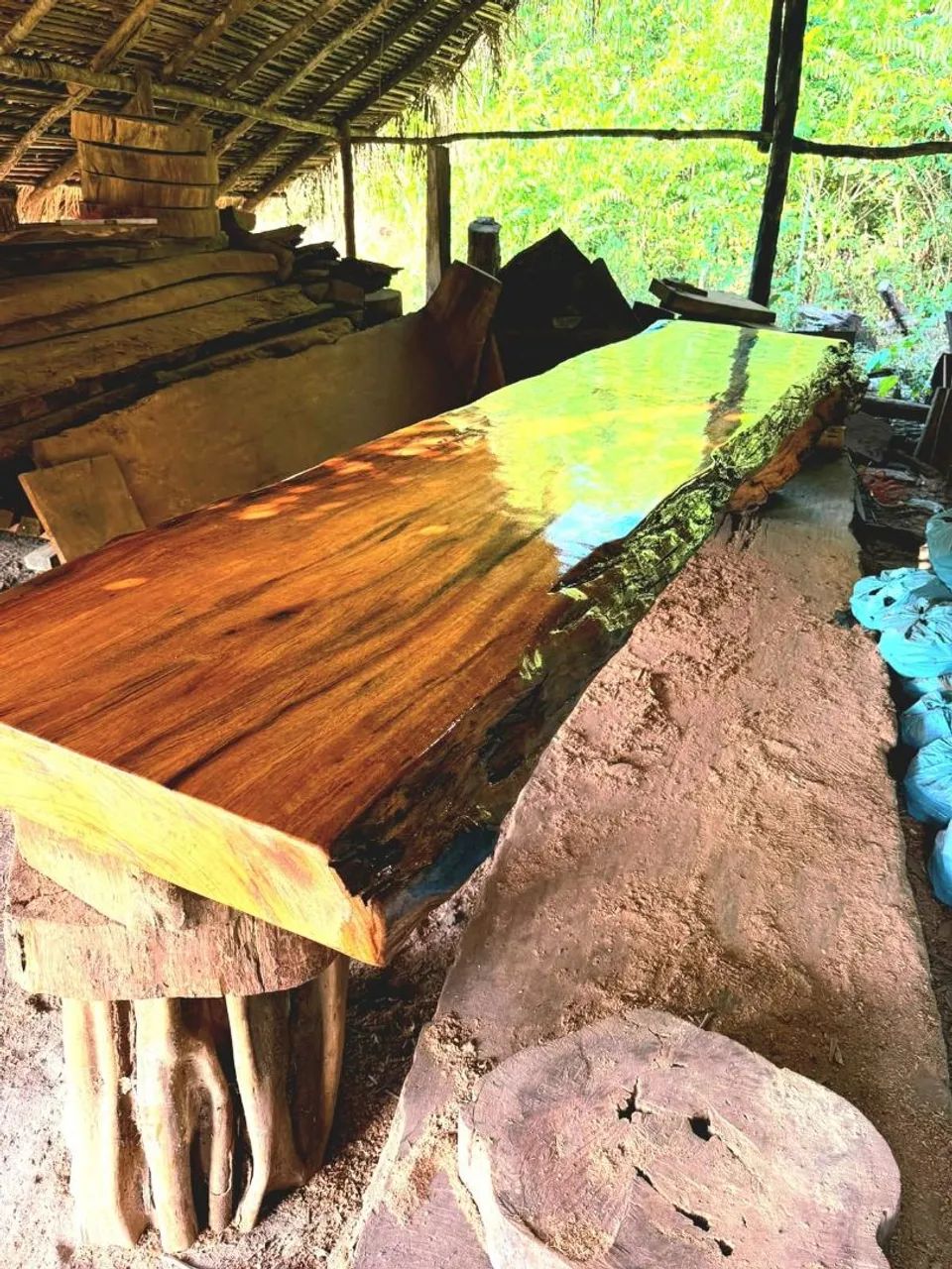 Mesa Rustica cascata 4M  R$6mil - Foto 2