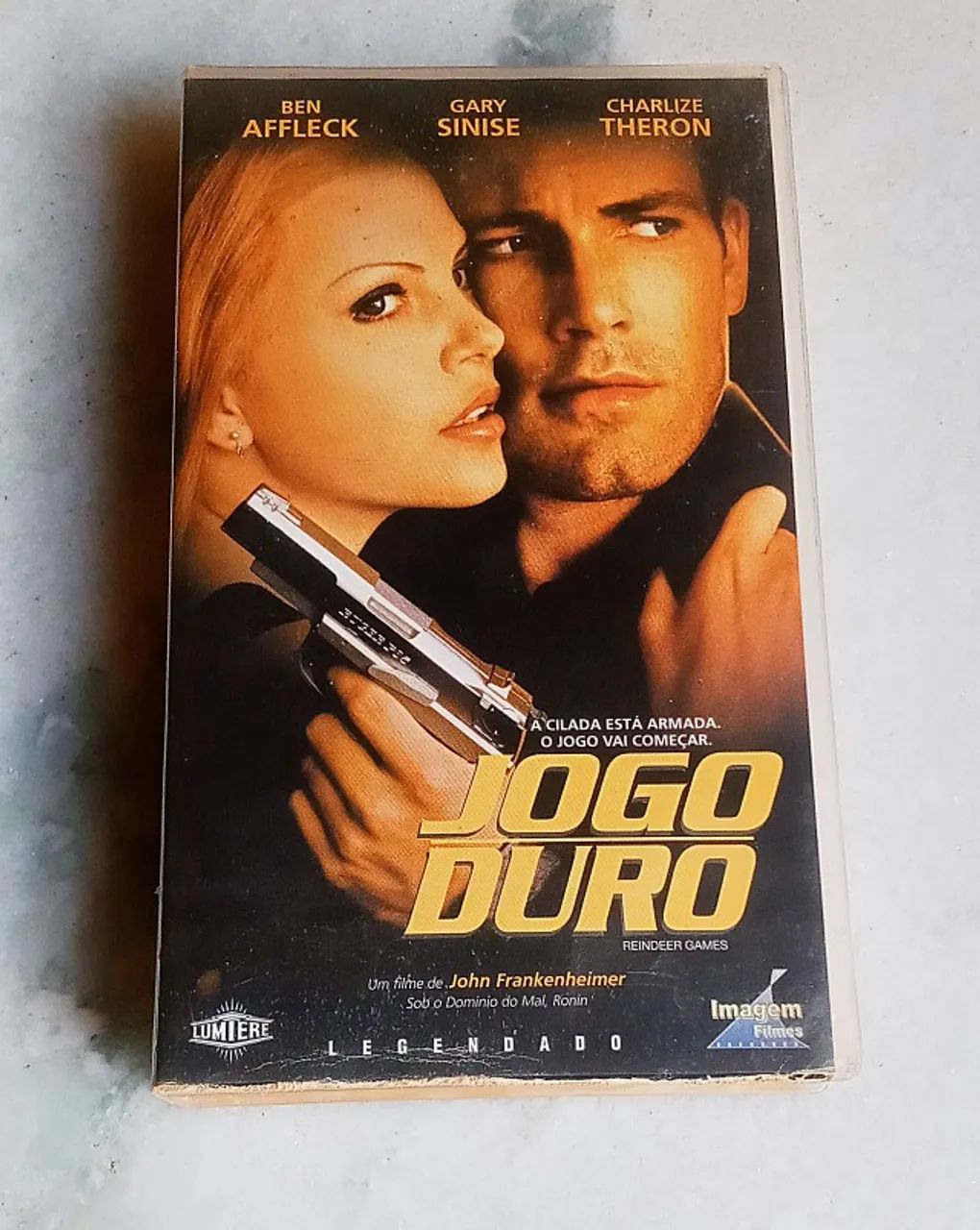 filme em vhs - jogo duro - charlise theron e ben affleck - DVD