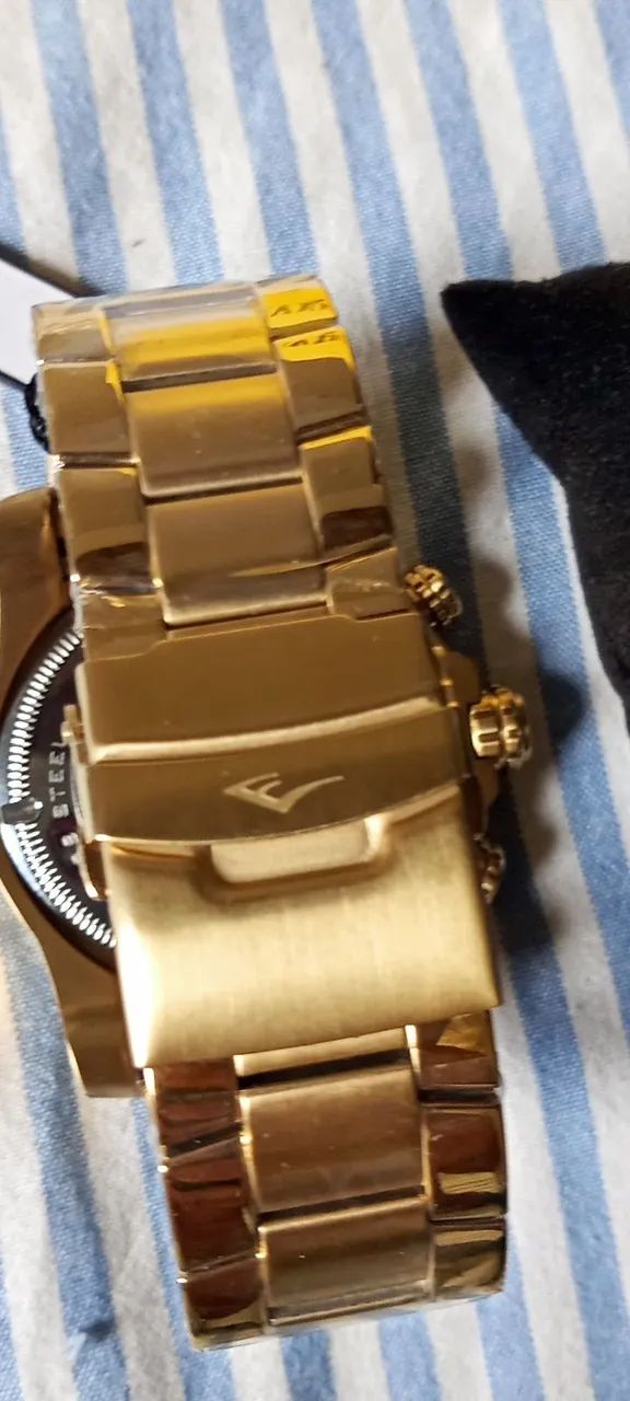 Relógio evelast banhado a ouro - Foto 4