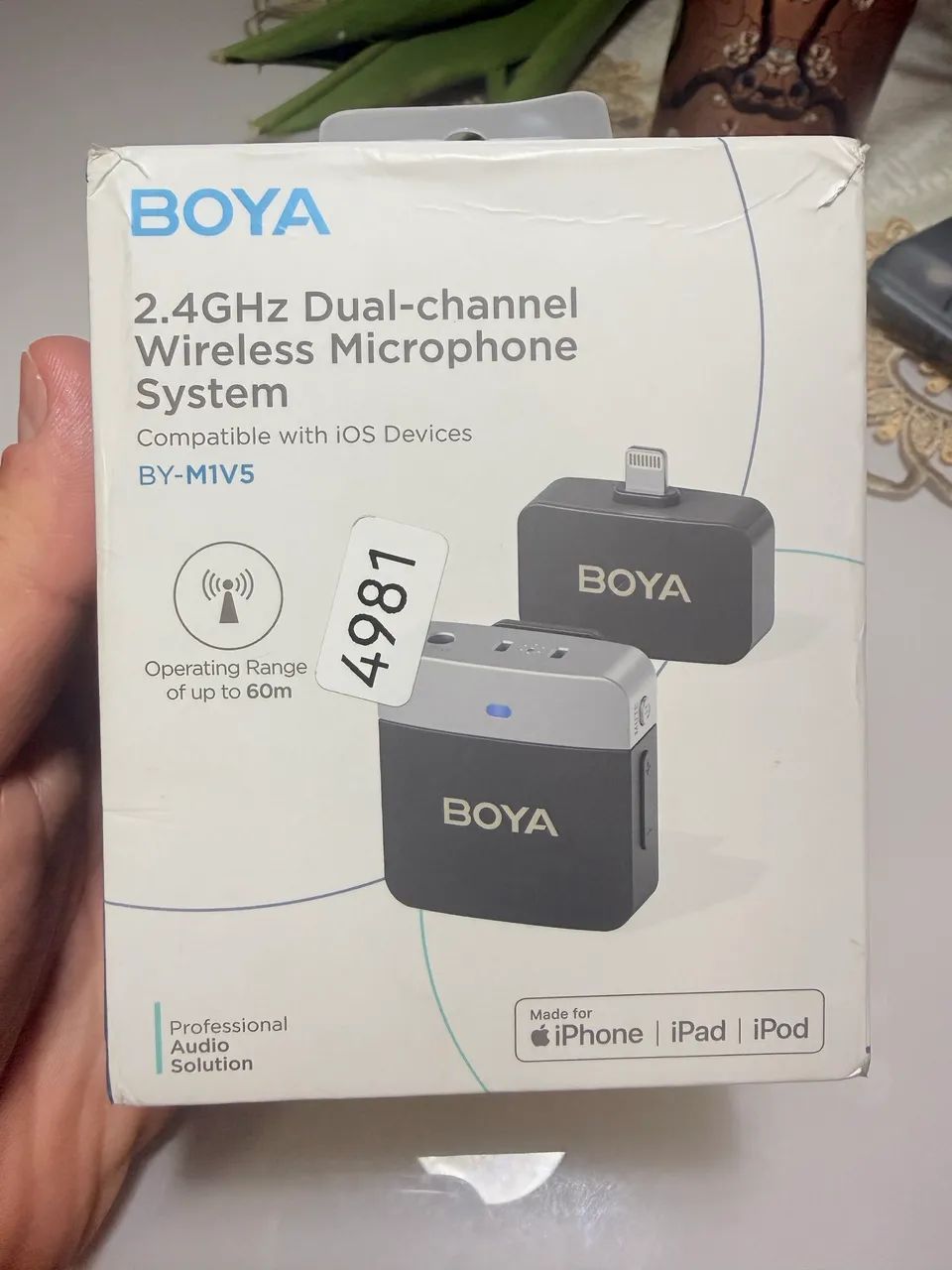 Microfone Lapela Boya By-M1V5 - Foto 4
