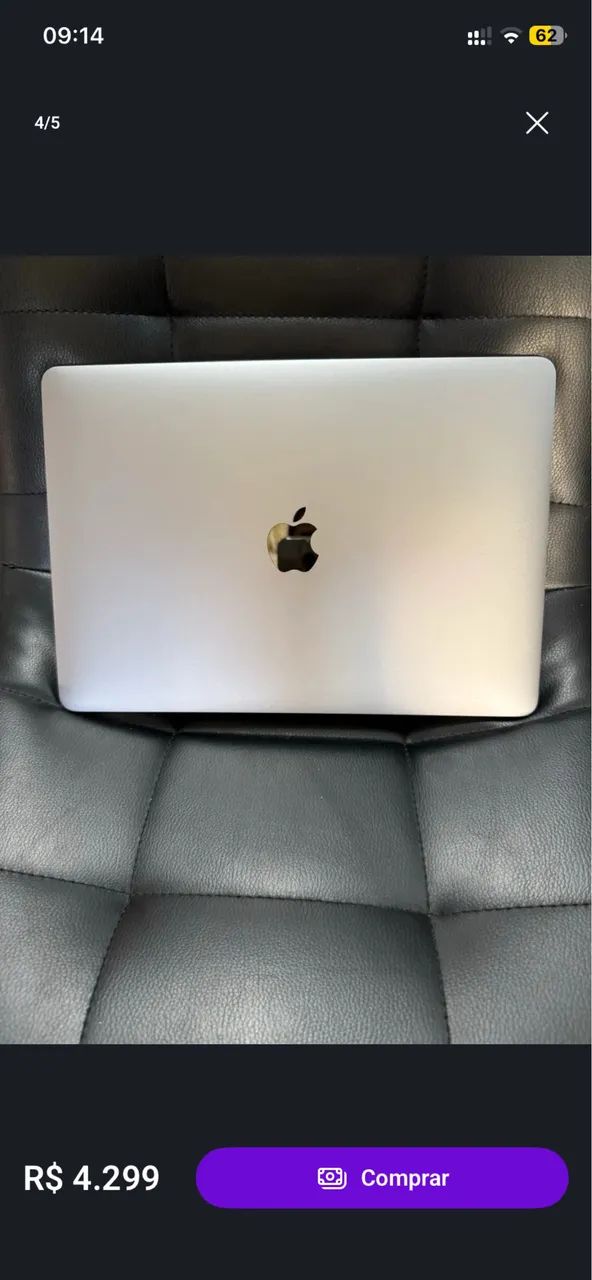 MACBOOK AIR M1 8GB - 160 CICLOS - Foto 4