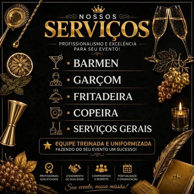 GARÇOM EVENTOS ZAP  >71) 9_9_2_3_2-5_3_0_1