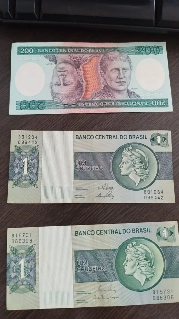 COLEÇÃO HISTÓRICA - CÉDULAS BRASILEIRAS DÉCADA DE 70 e 80