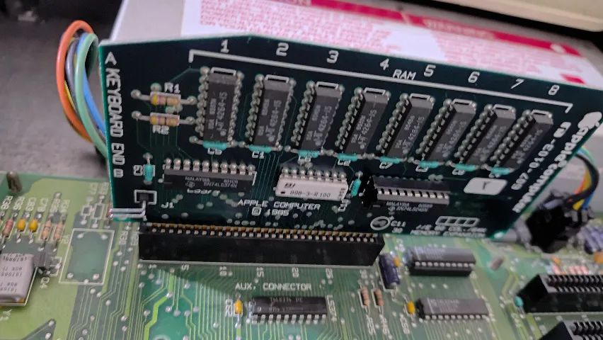 Interface de 80 Colunas com 64KB de Ram para APPLE IIE , mod: "AIIE 80COL/64K" - Testada - Foto 4