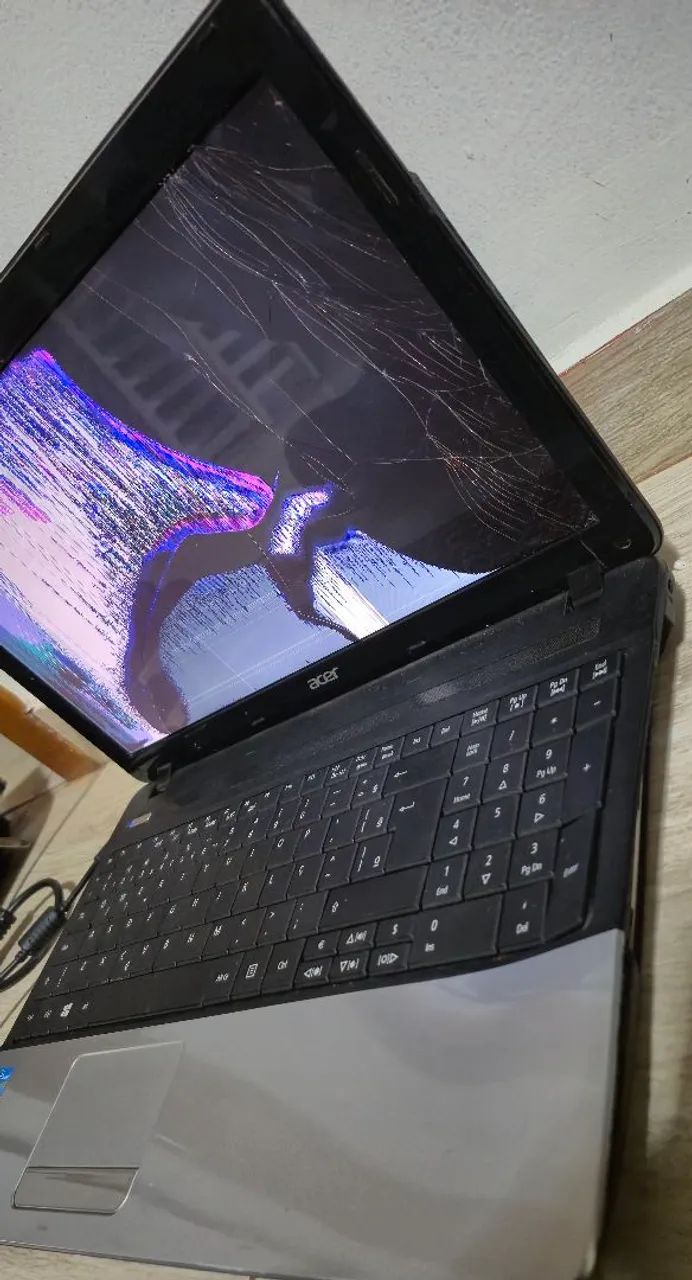 Notebook acer com defeito caiu no chão funcionava perfeito antes - Foto 5