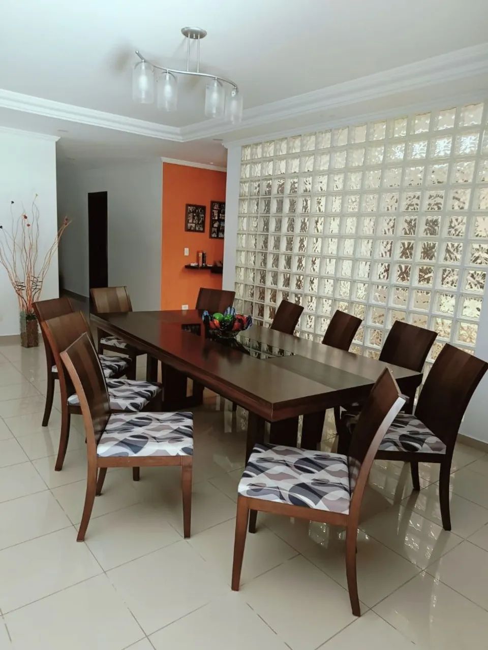 Mesa jantar retangular 10 lugares novíssima 