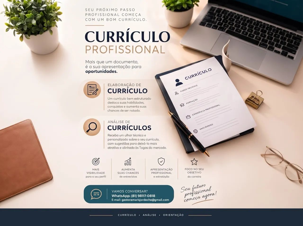 Currículo Profissional e Análise de Perfil