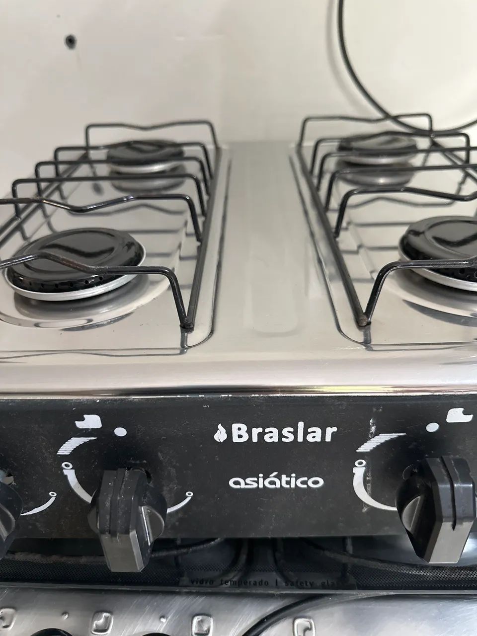 Fogão 4 bocas de mesa Braslar - Foto 2