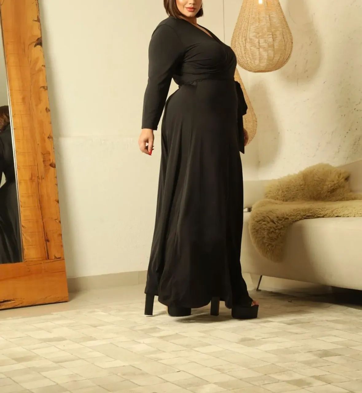 Vestido longo plus size - Foto 3