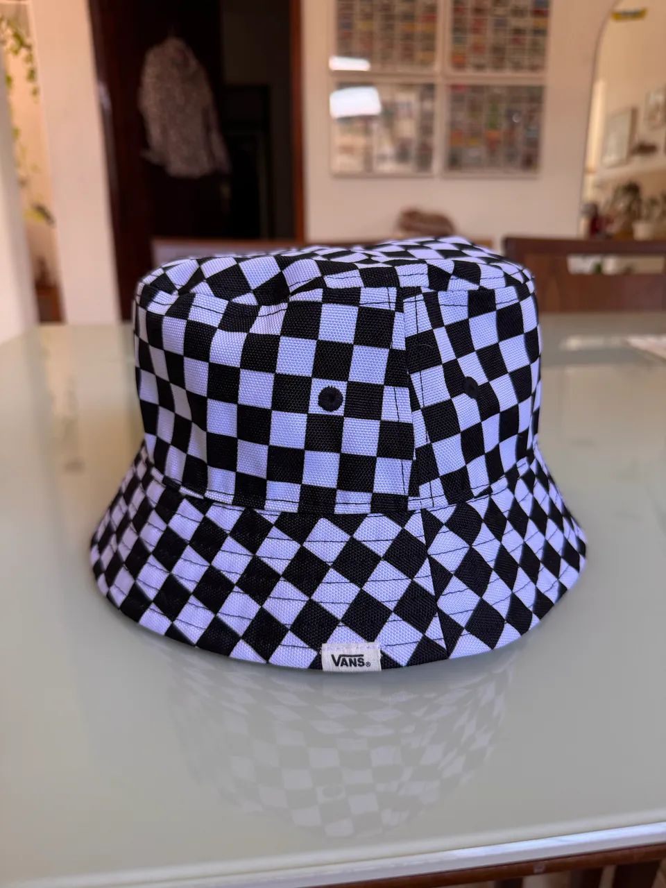 Bucket Vans Quadriculado (Checkerboard) - Estilo Clássico