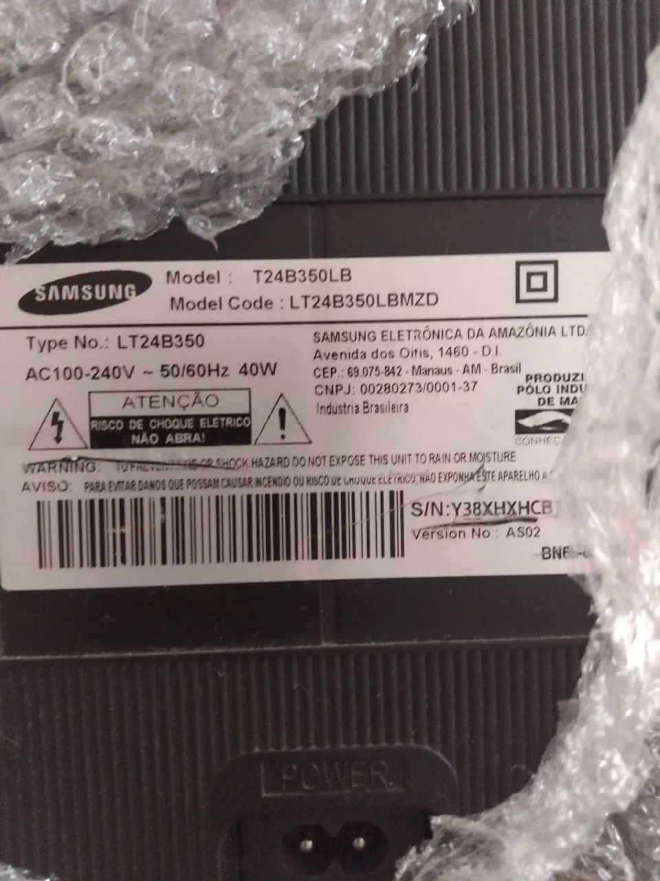 TV SAMSUNG LED 24" FUNCIONANDO PERFEITAMENTE  - Foto 2