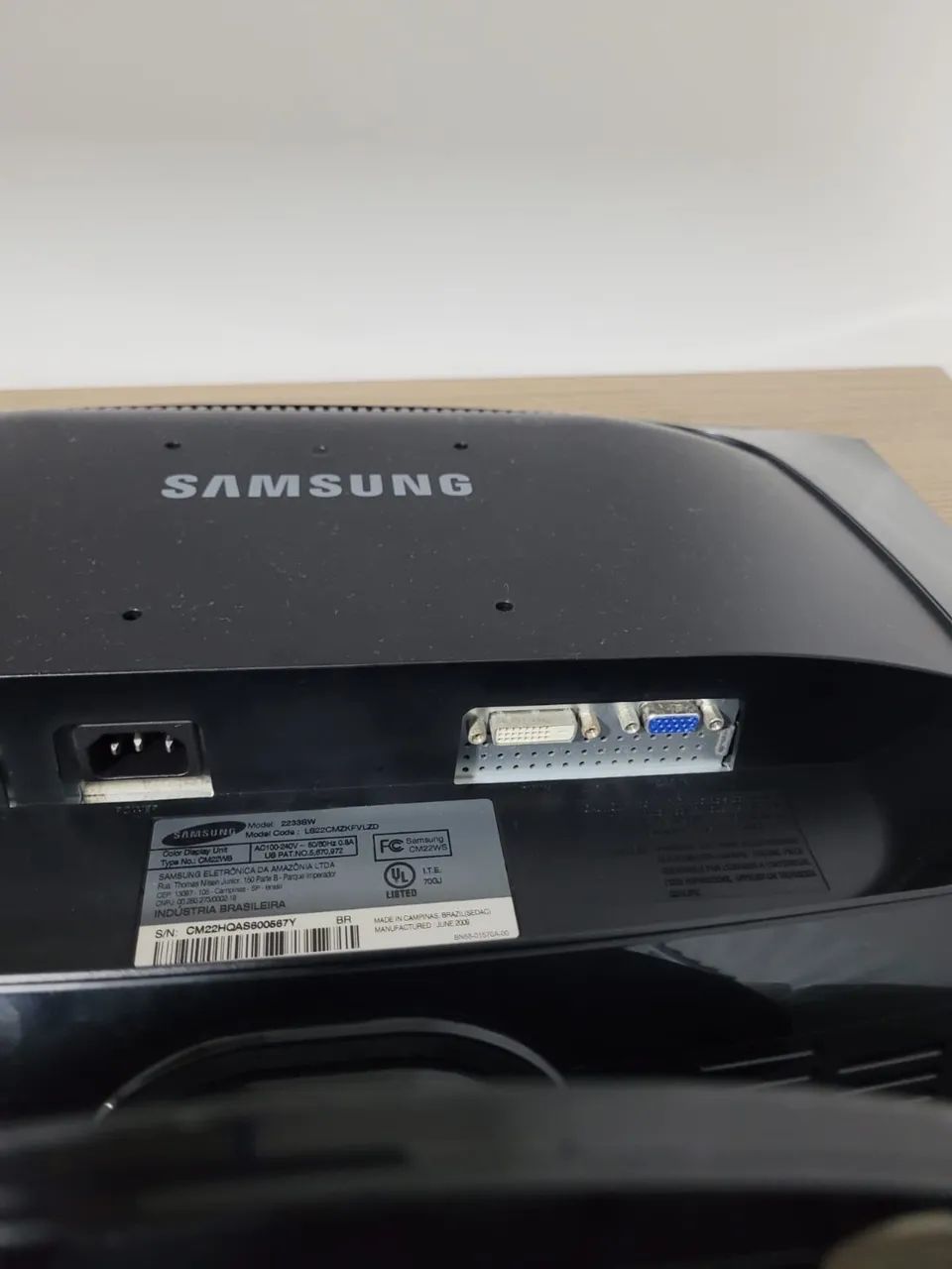 Monitor Samsung 22 polegadas com VGA e DVI  - Foto 2