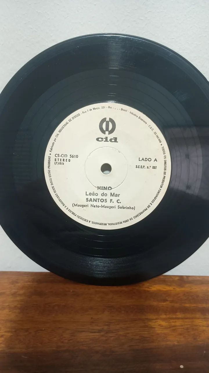 Disco Vinil Compacto Santos - Foto 3