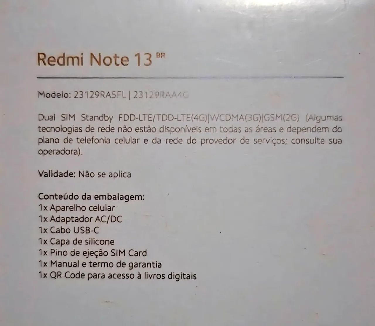 Redmi note 13 5G completo 256gb com caixa e acessórios  - Foto 3