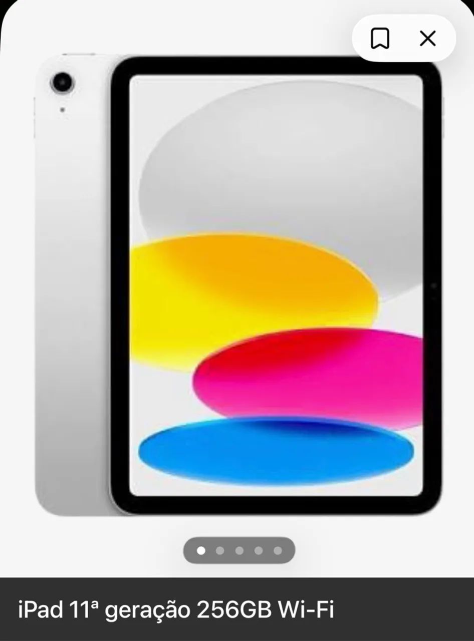 Vendo iPad 11 256g na caixa 