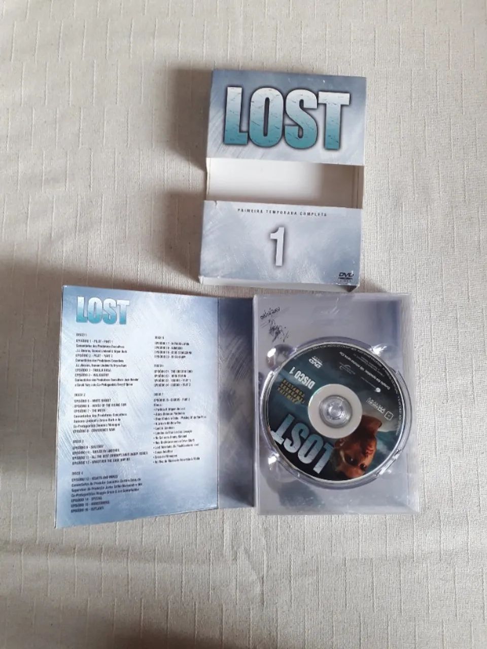 DVD Box coleção série Lost 1ª-2ª-3ª-4ª temporadas - dvds originais