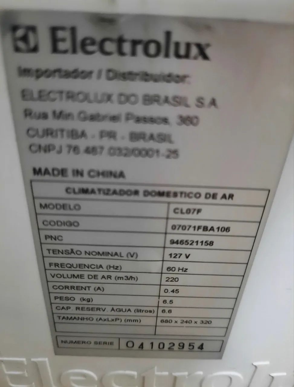 Climatizador Electrolux  - Foto 3