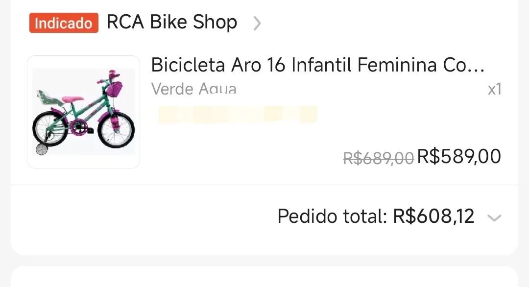 Vendo bicicleta infantil nunca usada 