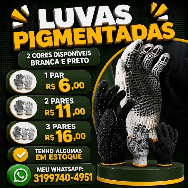 Luvas Pigmentadas