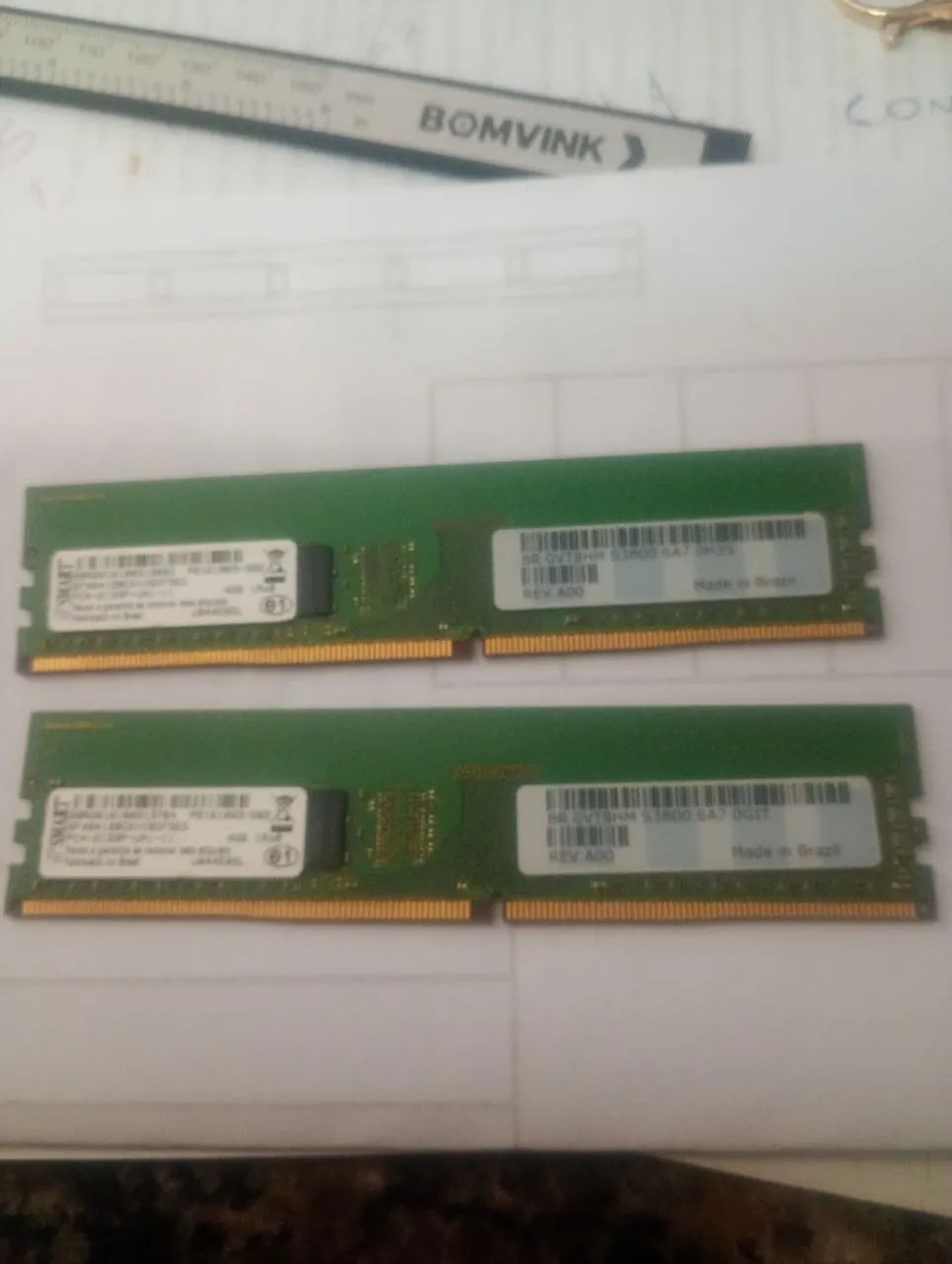 Memória ddr4 2x4 8gigas