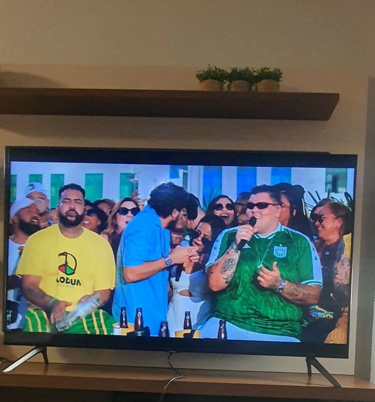 Smart TV samsung "50" com detalhe,favor lê o anúncio  - Foto 5