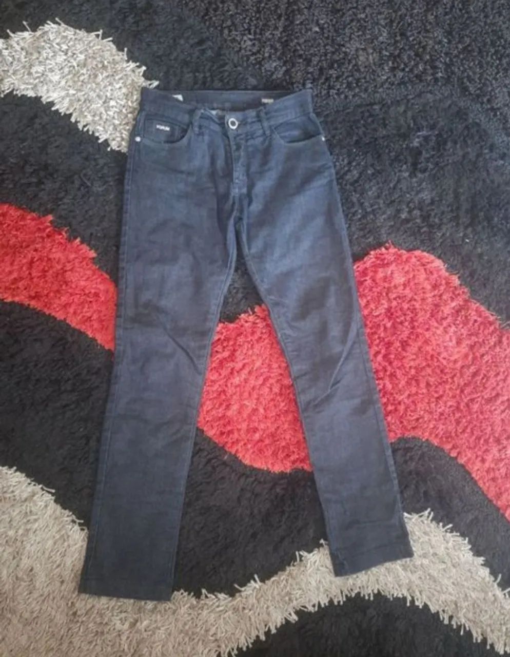calça forum jeans azul escuro 36 - Foto 2