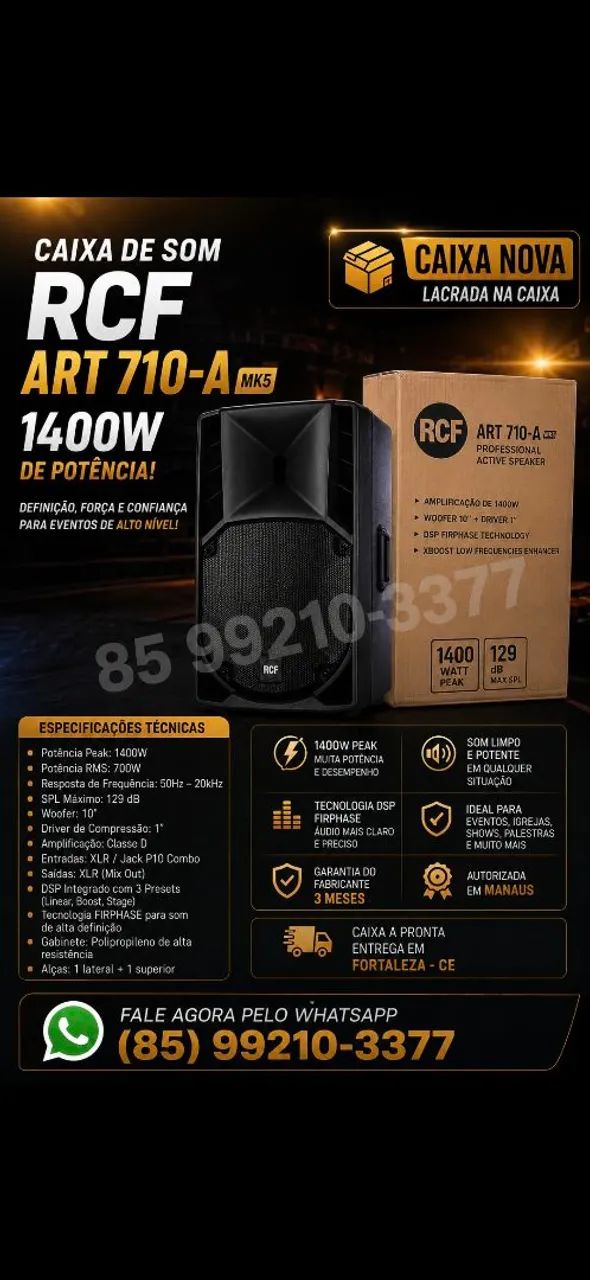 Caixa RCF ART 710-A MK5 - Foto 2