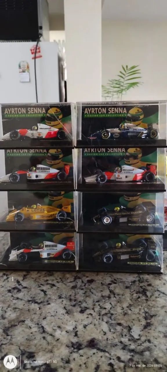 MINIATURAS COLECIONAVEIS AIRTON SENNA