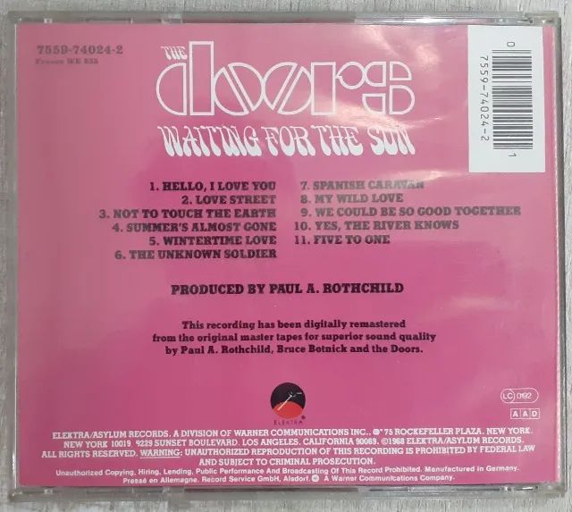 CD The Doors - Waiting for the sun - importado - Foto 3