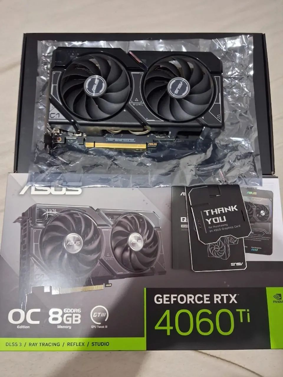 RTX 4060 TI ASUS DUAL