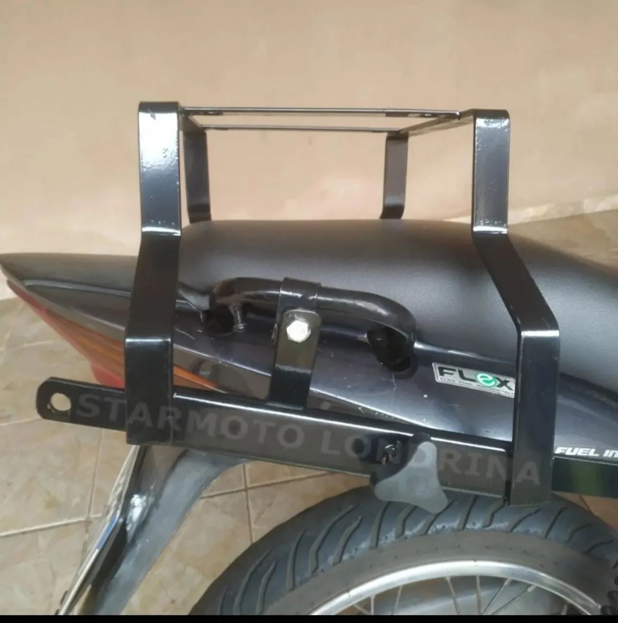 Suporte Baú CG Titan E Fan 2009 até 2013 - Pode Levar Garupa - Foto 2